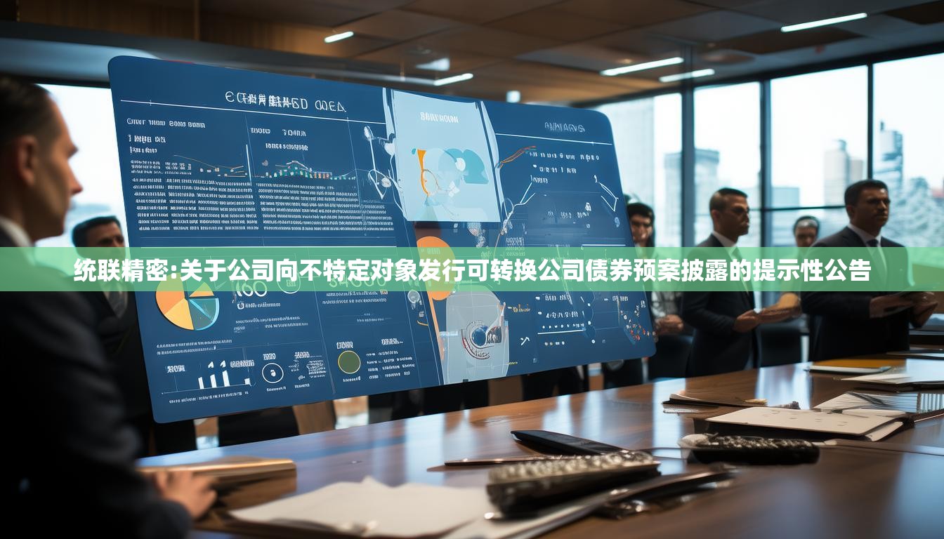 统联精密:关于公司向不特定对象发行可转换公司债券预案披露的提示性公告