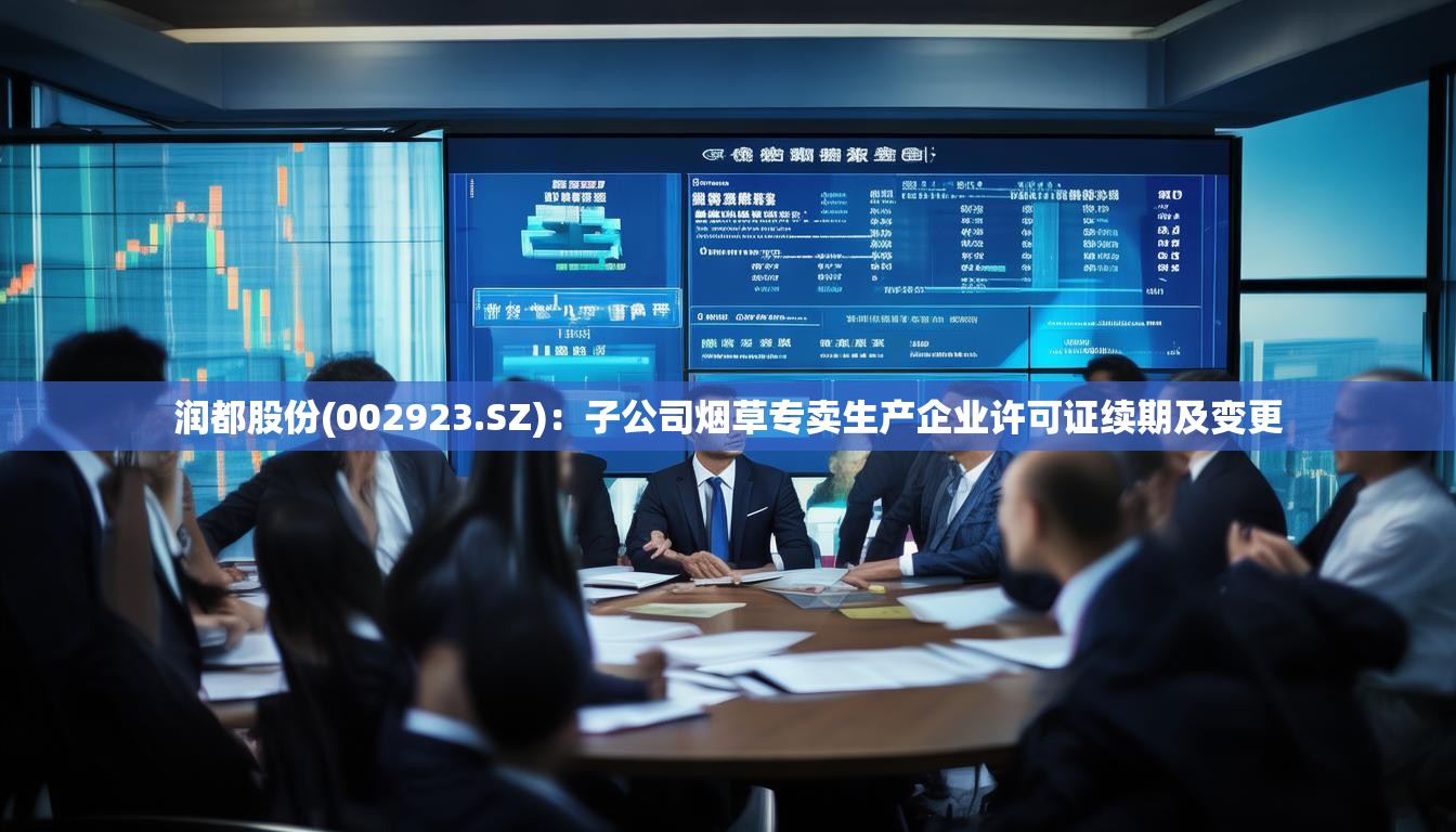 润都股份(002923.SZ)：子公司烟草专卖生产企业许可证续期及变更